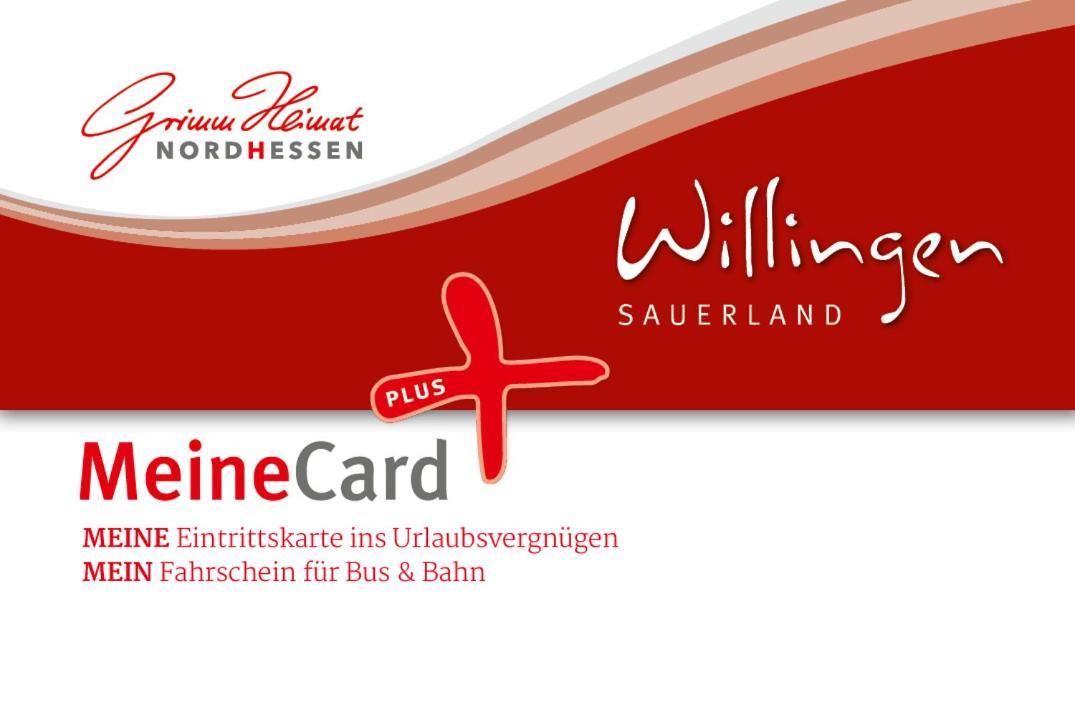 Appartementhaus Kleines Glueck &Meinecardplus Willingen  Buitenkant foto